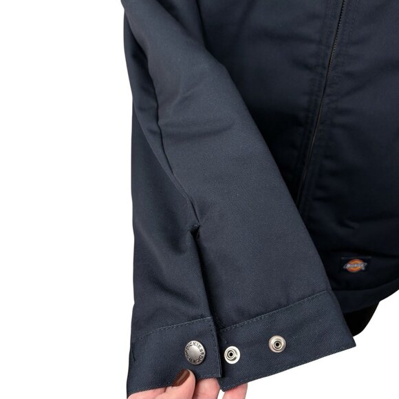 DICKIES Industrial Insulated Color Block Quilted Jacket Navy Men’s M LJ605 NWT - Picture 5 of 12